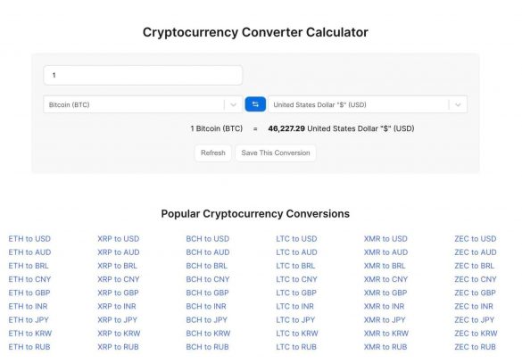 cryptocurrency income calculator