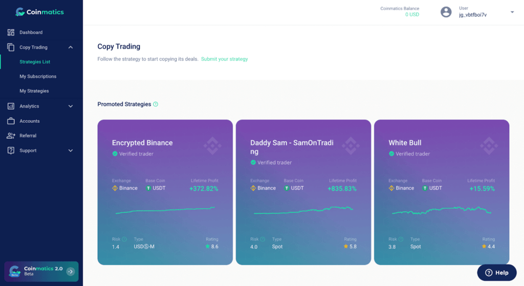 Guide to crypto copy trading Coinmatics 1024x559 - Guide to crypto copy trading