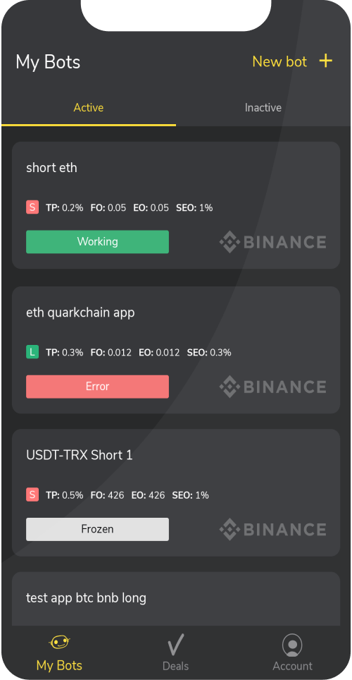 Binance Trading bot